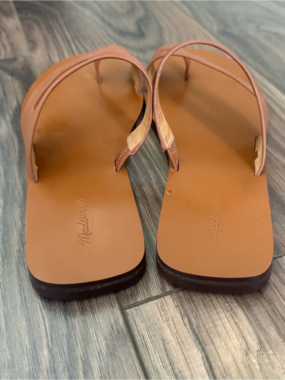 Madewell The Gabi Asymmetric-Strap Sandal - Leather - Picture 7 of 11